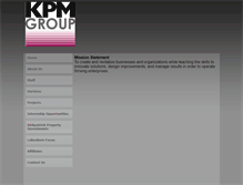 Tablet Screenshot of kpmgroup.biz